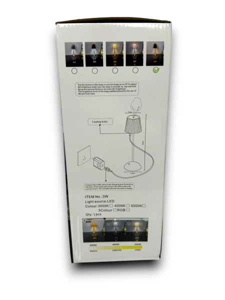 LEDowa Lampa Stołowa z Regulacją barwy światła - Elegancja i Funkcjonalność TP727