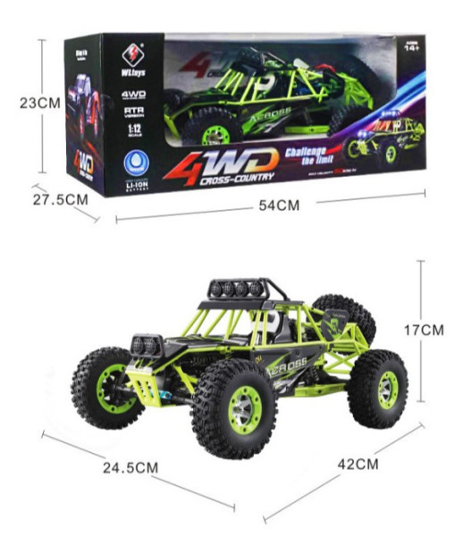 Samochód RC Buggy 12427 2.4G 4WD 1:12